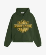 Fakegods Designed To Perform Zipper Green