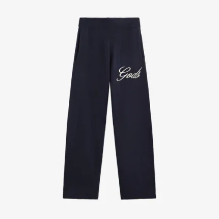 Fakegods Handwritten Knitted Joggers Navy