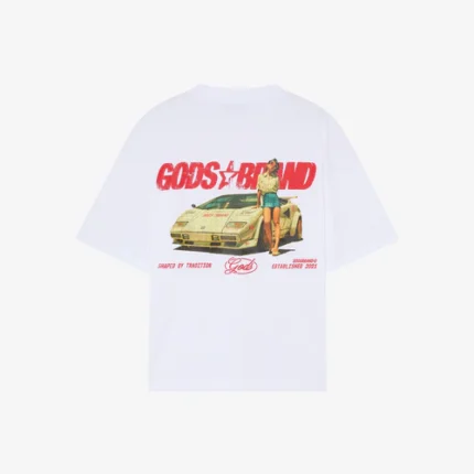 Fakegods Sportscar Tee White