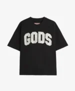 Gods Boxy Tee Black