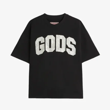 Gods Boxy Tee Black