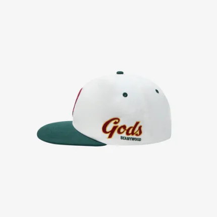 Gods Brand Beany's Cap White Green d