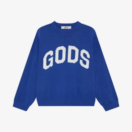 Gods Knitted Sweater Blue