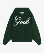 Gods Knitted Zipper Green