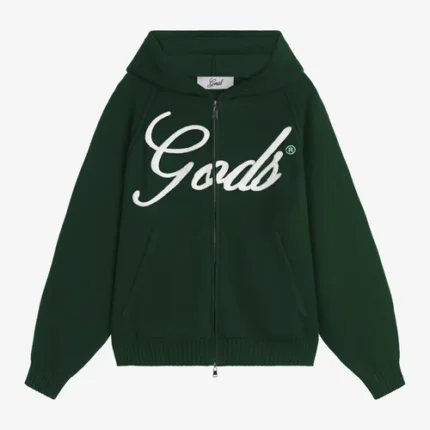 Gods Knitted Zipper Green