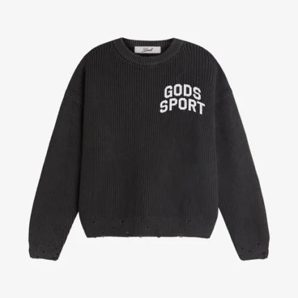 Gods Sport Knitted Sweater Black