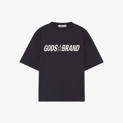 Gods Star Boxy Tee Black