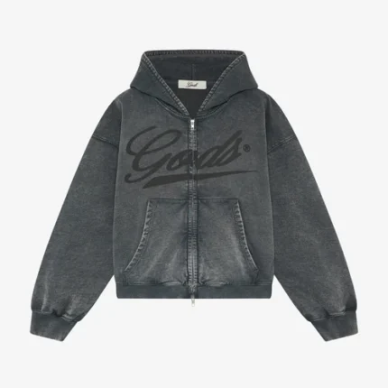 Gods Sunfaded Zipper Dark Grey
