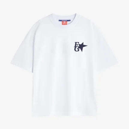 Star Boxy Tee White f